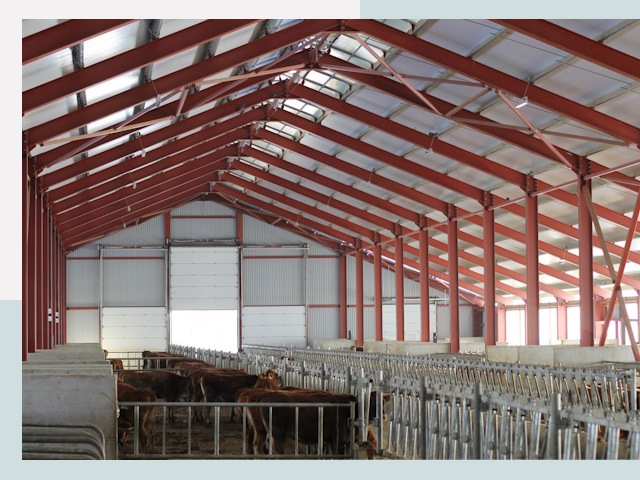 Строительство коровников в Абакане