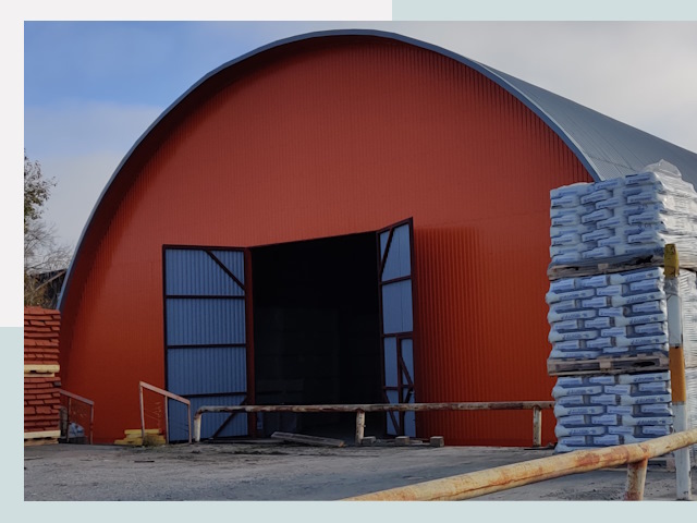 Полукруглые ангары по цене от 613 руб. в Абакан