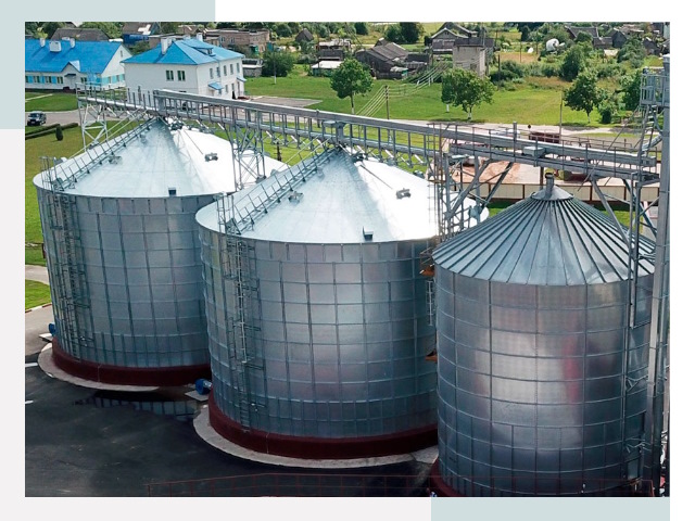 Металлические силосы в Абакане