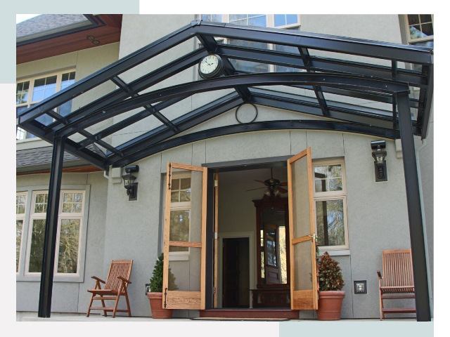 Козырьки металлические в Абакане