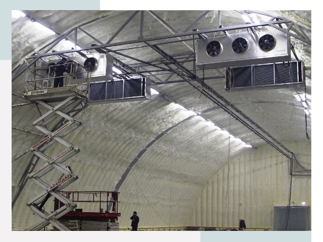 Оснащение ангаров в Абакане