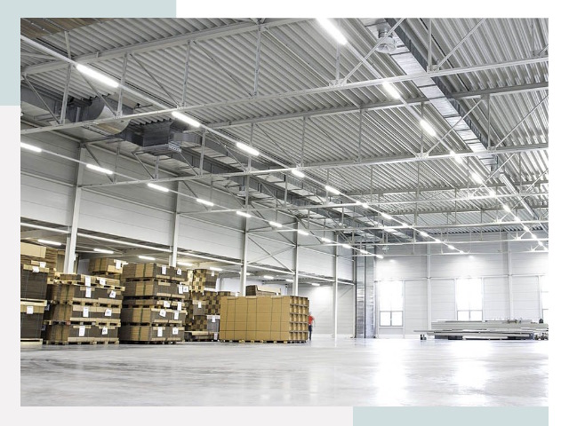 Освещение ангаров в Абакане