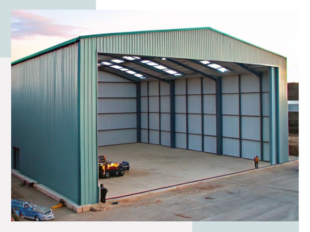 Строительство ангаров в Абакане