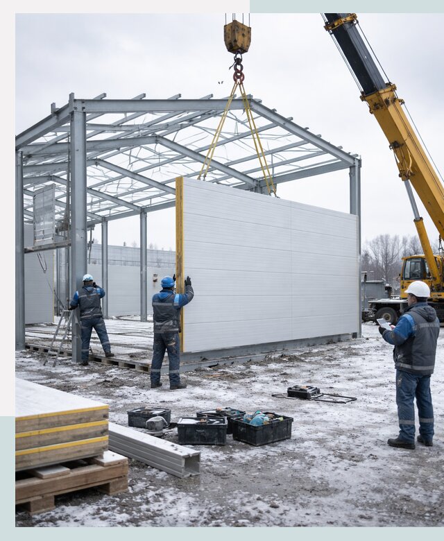 Строительство холодильных складов под ключ в Абакане