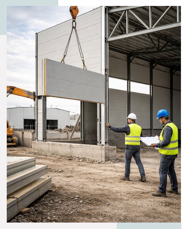 Склад из сэндвич панелей под ключ в Абакане от 9704 р. | СтальСтрой-Бкн