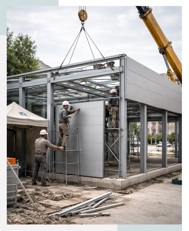 СтальСтрой-Бкн: торговый павильон под ключ в Абакане от 35753 р.