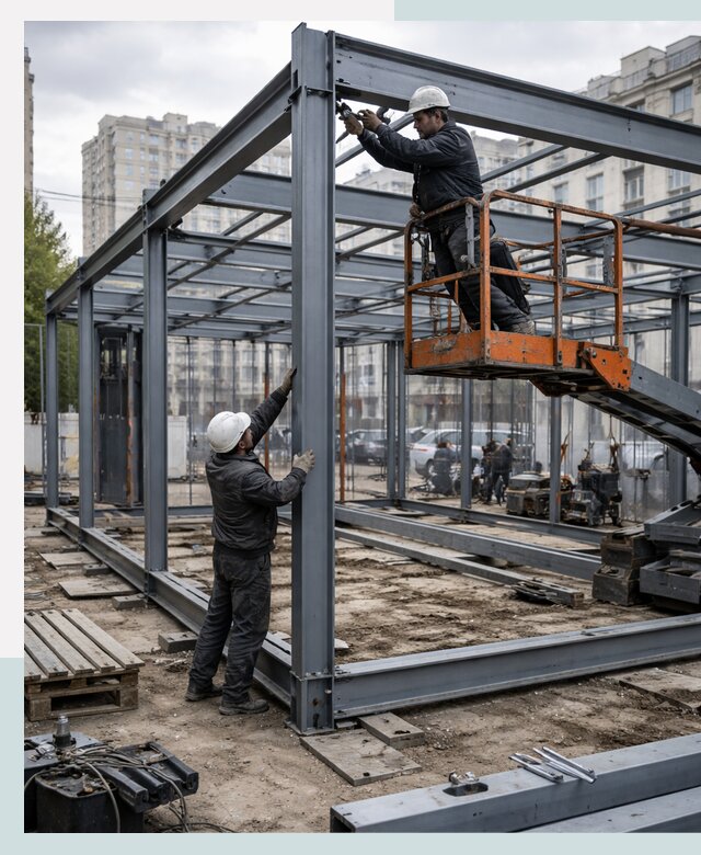 Строительство и монтаж торговых павильонов под ключ в Абакане