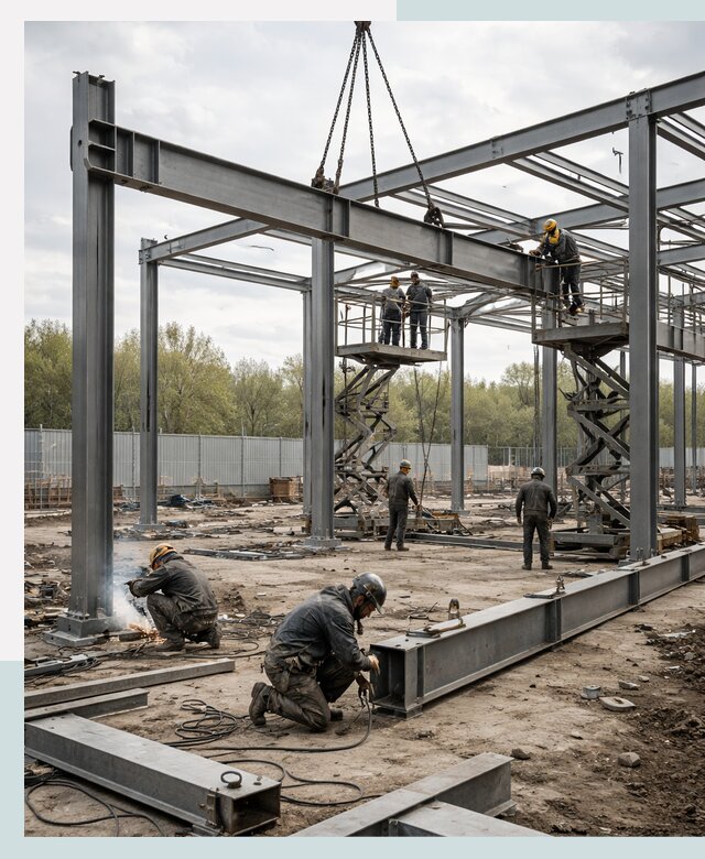 Строительство выставочных павильонов из металлоконструкций в Абакане